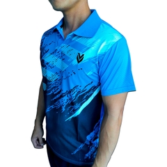 Áo cầu lông có cổ Nam Nữ Victec AVT02 Bích