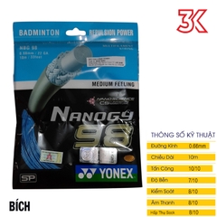 Dây cước căng vợt Yonex Nanogy BG 98 [Tặng mã 50k] [FreeShip] [Chính hãng]