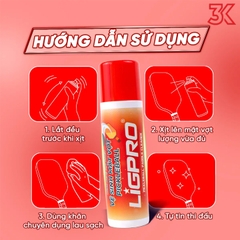Chai Xịt vệ sinh mặt vợt Pickleball Ligpro 200ml