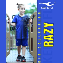 Áo bóng đá Razy Kid trẻ em 2021 1 bộ keep and fly