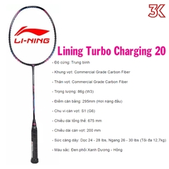 Vợt cầu lông Lining Turbo Charging 20 3U