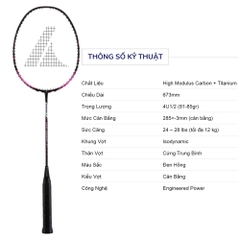 Vợt cầu lông ProKennex IMPACT NEW CARBON 1 vợt 1 túi