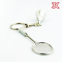 Móc khóa vợt cầu kim loại mẫu 2022