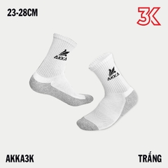 Vớ đá banh dệt kim AKKA mẫu AKKA3K size 23x28cm [Tặng mã 50k] [FreeShip] [Ảnh thật] [Chính hãng]