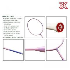 Vợt Cầu Lông Kumpoo Power Control K520S 1 khung vợt 1 túi [Chính hãng][bảo hành 2T]