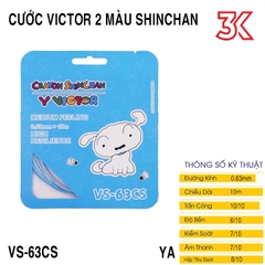 Dây Cước Căng Vợt Victor Hello Kitty VS-KT63 , Shinchan VS-63CS [Chính Hãng]