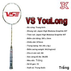 Vợt Cầu Lông VS YouLong 1 khung vợt 1 túi [Chính hãng][bảo hành 3T]