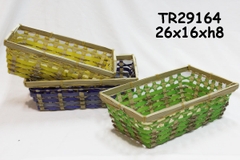 Bamboo bread basket SKU TR29164