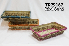 Bamboo bread basket SKU TR29167