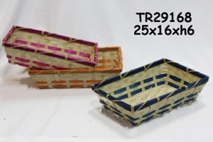 Bamboo bread basket SKU TR29168