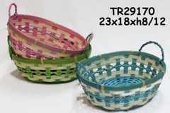 Bamboo bread basket SKU TR29171