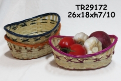 Bamboo bread basket SKU TR29172