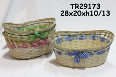 Bamboo bread basket SKU TR29173