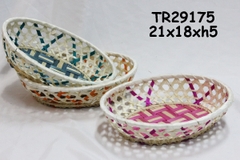 Bamboo bread basket SKU TR29175
