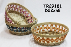 Bamboo bread basket SKU TR29181