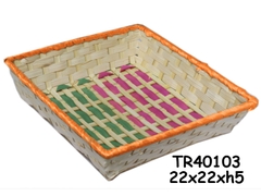 Bamboo bread basket SKU TR40103