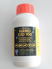 NANO CID 100 Dung dịch sát trùng sát khuẩn nhanh siêu bám dính