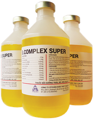 B COMPLEX SUPER 500ML Thuốc dung dịch tiêm bổ sung vitamin,bồi dưỡng cho gia súc, gia cầm