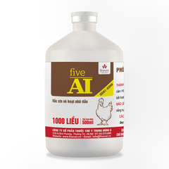 FIVE AI H5N1 H5N6 vaccine Phòng bệnh cúm A/H5N1 bảo hộ chéo chủng A/H5N6