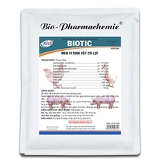 BIOTIC Thuốc bột hoà tan hoặc trộn thức ăn men vi sinh có lợi, ngừa tiêu chảy, tăng trọng nhanh,giảm mùi hôi