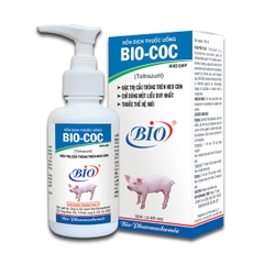 BIO COC 10ml Hỗn dịch thuốc uống đặc trị cầu trùng trên heo con, thuốc thế hệ mới