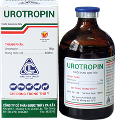UROTROPIN 100ML Thuốc dung dịch tiêm sát trùng đường tiết niệu,đường mật, đường ruột