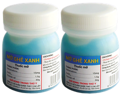 MỠ GHẺ XANH 30g trị các bệnh ngoài da xà mâu, ghẻ,rận, rệp...