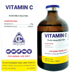 VITAMIN C 100ML Thuốc dung dịch tiêm tăng sức đề kháng