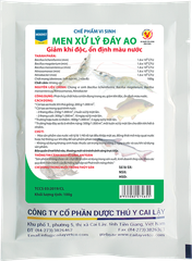MEN XỬ LÍ ĐÁY AO 100G Chế phẩm vi sinh giảm khí độc ổn định màu nước