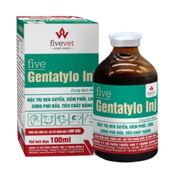 Five Gentatylo INJ Dung dịch tiêm đặc trị hen suyễn viêm phổi sưng phù đầu