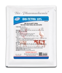 BIO TETRA 10% 100G Thuốc bột hoà tan hoặc trộn thức ăn đặc trị tụ huyết trùng, tiêu chảy phân trắng, crd,hen suyễn