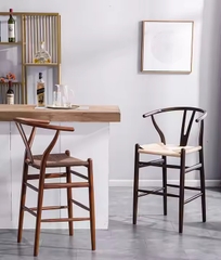 Ghế Bar Wishbone Đan Dây - GDD13