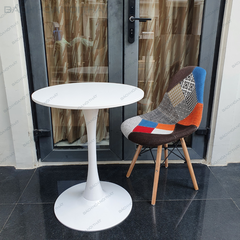 BÀN TULIP MẶT GỖ MDF CHÂN SẮT - BCF01