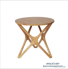 BÀN CAFE CHÂN SAO GỖ TỰ NHIÊN - BCF14