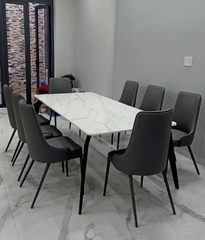 BÀN ĂN MẶT ĐÁ CHÂN SẮT