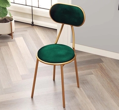 GHẾ BỌC NHUNG MẠ VÀNG