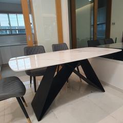 BÀN ĂN MẶT ĐÁ CHÂN CHỮ A - BAMD47