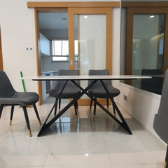 CHÂN BÀN ĂN M SẮT SƠN TĨNH ĐIỆN - CB09