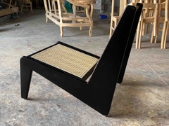 Ghế Gỗ Kangaroo Đan Mây Nhựa GDM13