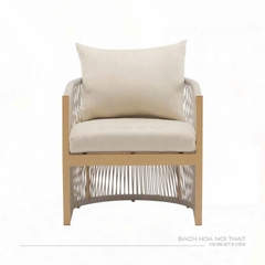 Ghế Ngoài Trời Thư Giãn Khung Sắt GD18