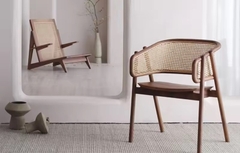 Ghế Gỗ Đan Mây GDM2