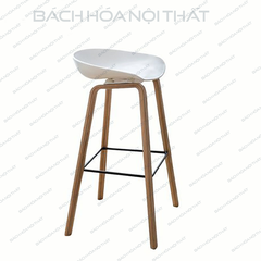 GHẾ HEY BAR CHÂN SẮT SƠN GIẢ GỖ - BAR3