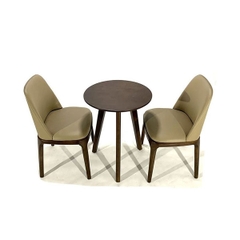 BÀN CAFE CHÂN 3 CẠNH MẶT GỖ MDF - BCF13