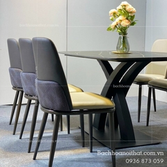 CHÂN BÀN ĂN CHỮ X SẮT SƠN TĨNH ĐIỆN