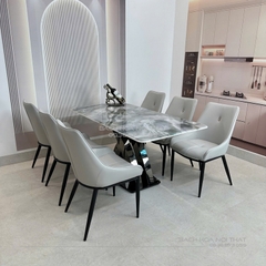 Ghế Ăn Chân Sắt Bọc Nệm GAN147