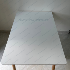 BÀN CAFE EAMES MẶT GỖ CHỮ NHẬT 1M2 - BCF32