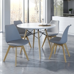 BỘ BÀN 4 GHẾ CAFE NHỰA - CF01