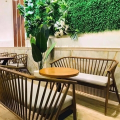 GHẾ SOFA GENNY GỖ TỰ NHIÊN - SFG01