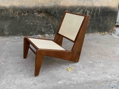 Ghế Gỗ Kangaroo Đan Mây Nhựa GDM13