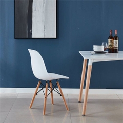 BÀN CAFE EAMES MẶT GỖ CHỮ NHẬT 1M2 - BCF32